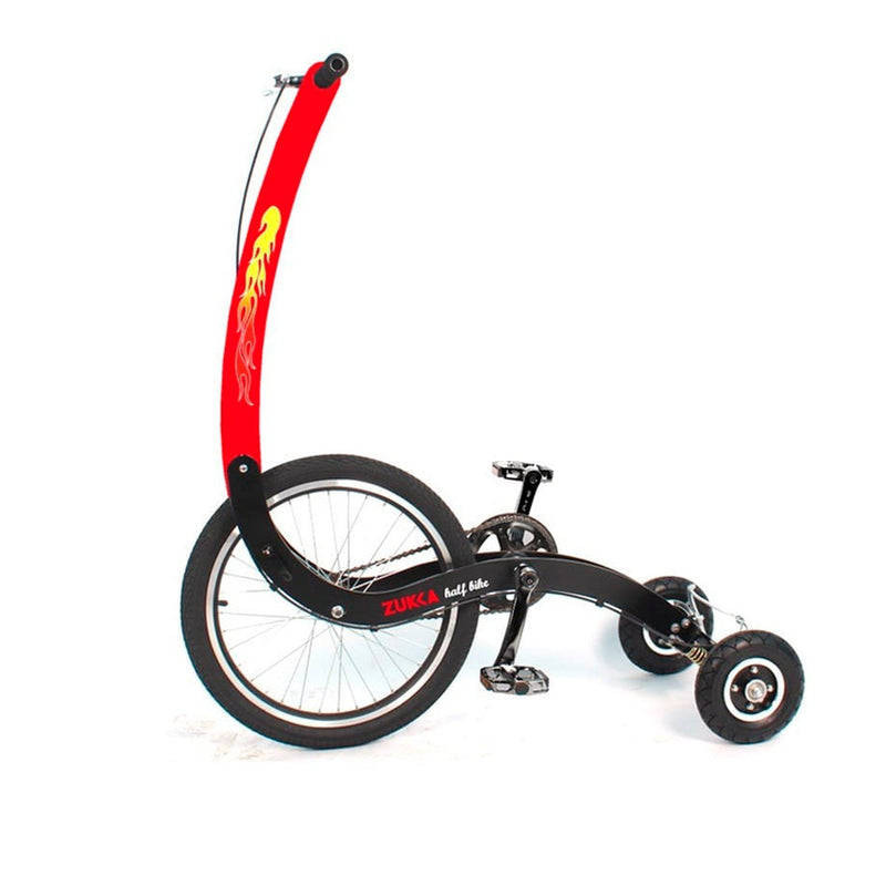 Bicicleta de Pie Halfbike Deltron (Bambú y Aluminio, Rojo)
