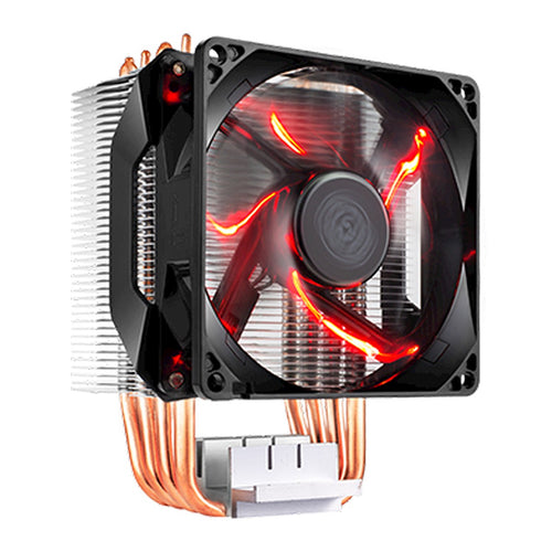 Cooler de CPU por Aire Cooler Master Hyper H410R (torre compacta, 4 tubos, LED rojo)
