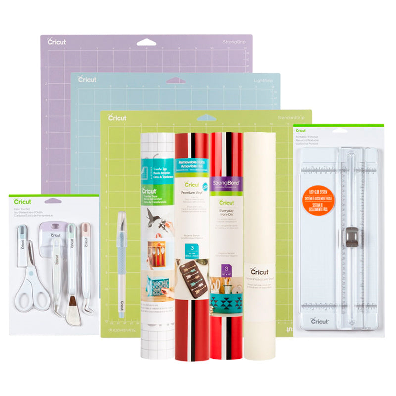 Paquete de Materiales Esenciales Cricut (Kit de Inicio)