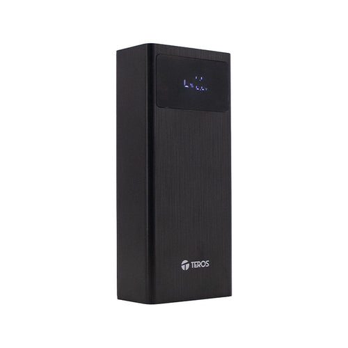 Powerbank Teros TE-7059N 30000 mAh (USB-A/C, PD 65W, Pantalla LED, Negro)