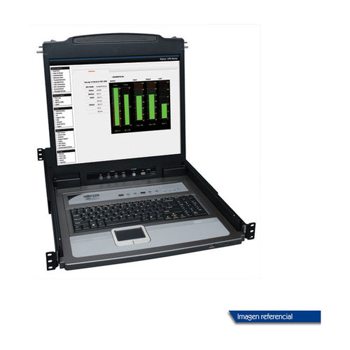 Consola KVM Tripp-Lite B020-U08-19-K para Rack 1U, 8 puertos, LCD 19"
