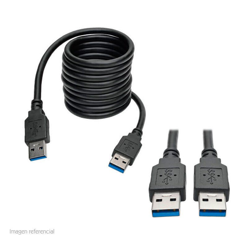 Cable USB 3.0 SuperSpeed Tripp-Lite U320-006-BK (A/A) 1.83m Negro