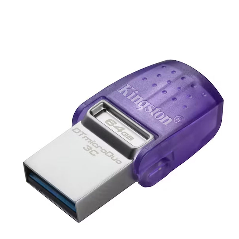 Memoria USB Kingston DataTraveler microDuo 3C 64GB USB 3.2 Gen 1, USB-A y USB-C