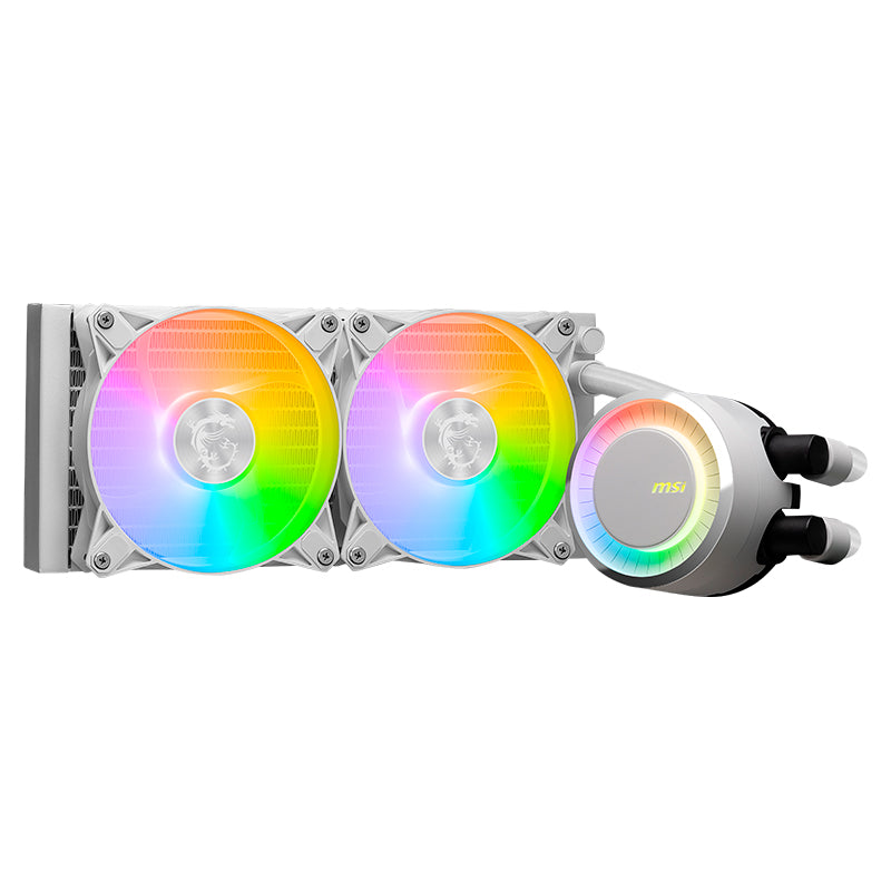 Refrigeración Líquida MSI MAG CoreLiquid E240 (AIO 240mm, ARGB, blanco)
