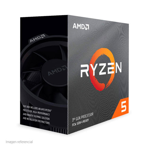 Procesador AMD Ryzen 5 3600 (AM4, 6 núcleos/12 hilos, hasta 4.2GHz, 32MB L3)
