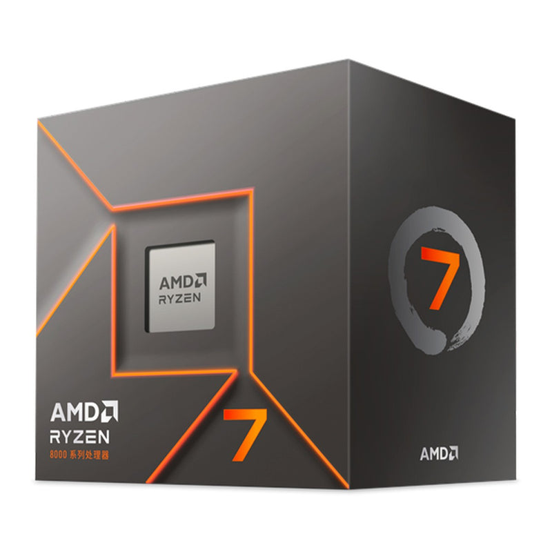 Procesador AMD Ryzen 7 8700F (AM5, 8 núcleos/16 hilos, hasta 5.0GHz, 16MB L3)