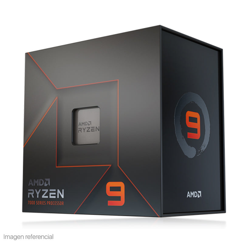 Procesador AMD Ryzen 9 7900X (AM5, 12 núcleos/24 hilos, hasta 5.6GHz, 64MB L3)