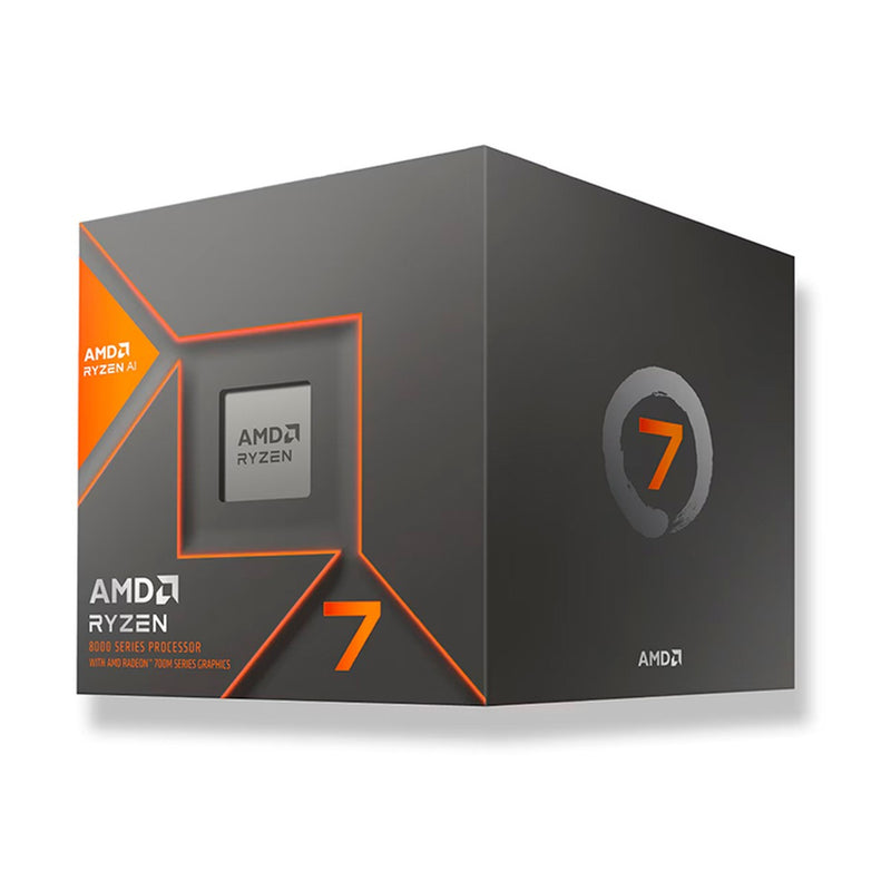 Procesador AMD Ryzen 7 8700G (AM5, 8 núcleos/16 hilos, hasta 5.1GHz, Radeon 780M)