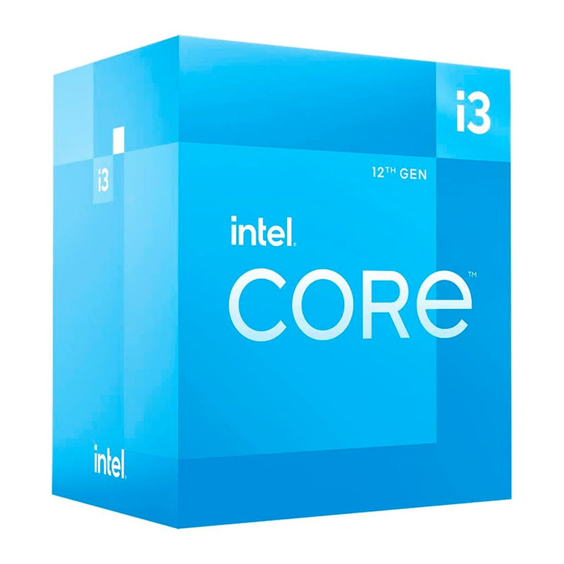 Procesador Intel Core i3-12100 (LGA1700, 4 núcleos/8 hilos, hasta 4.3GHz, UHD 730)