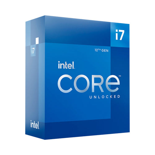 Procesador Intel Core i7-12700KF (LGA1700, 12 núcleos/20 hilos, hasta 5.0GHz)