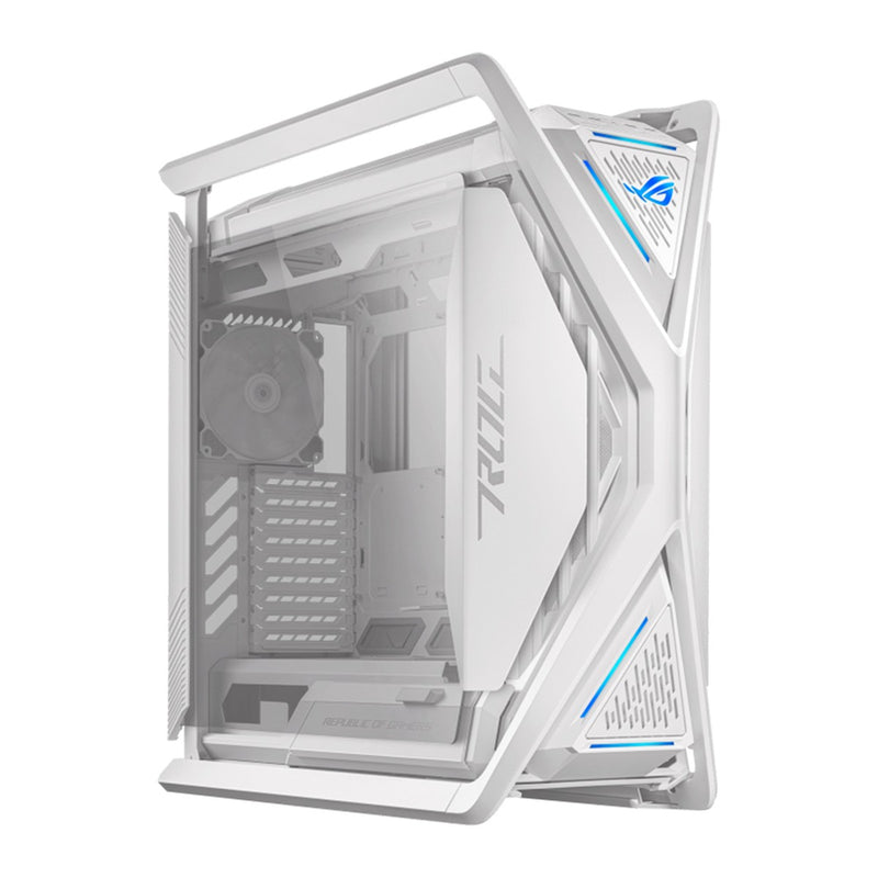Case ASUS ROG Hyperion GR701 blanco (E-ATX, doble vidrio templado, radiador hasta 420 mm)