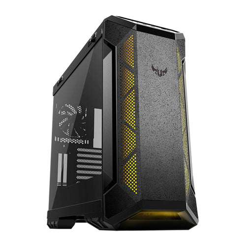 Case Gamer ASUS TUF Gaming GT501 Mid Tower (3 Fans RGB, Vidrio, con Asas) Gris