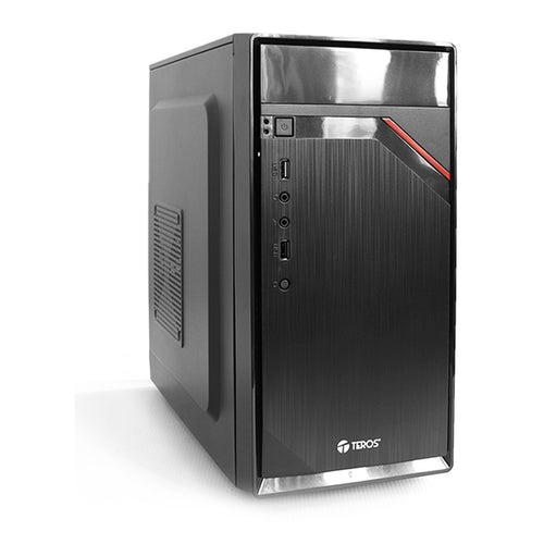 Case Teros TE-1031S Micro Tower Micro-ATX con Fuente 250W (USB 3.0) Negro