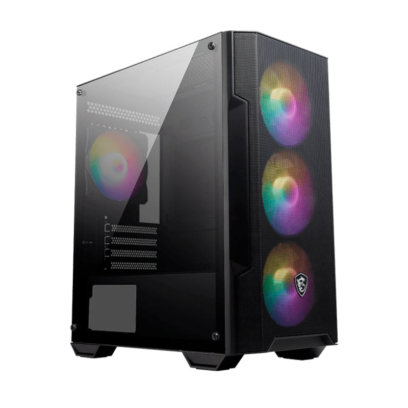 Case Gamer MSI MAG Forge M100A Micro-ATX con Fuente 600W (4 Fans ARGB)