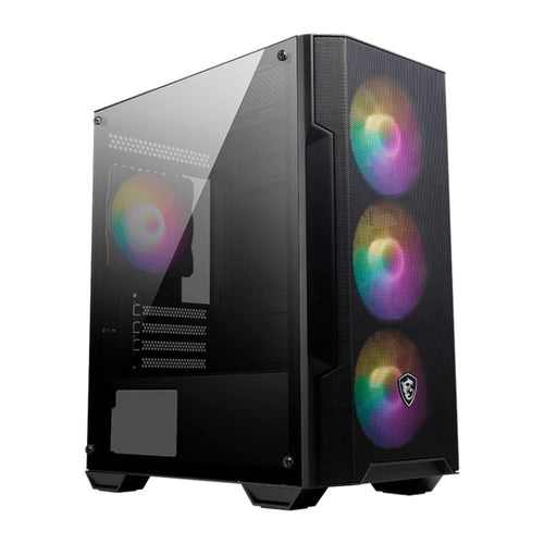 Case Gamer MSI MAG Forge M100A Micro-ATX con Fuente 600W (4 Fans ARGB)