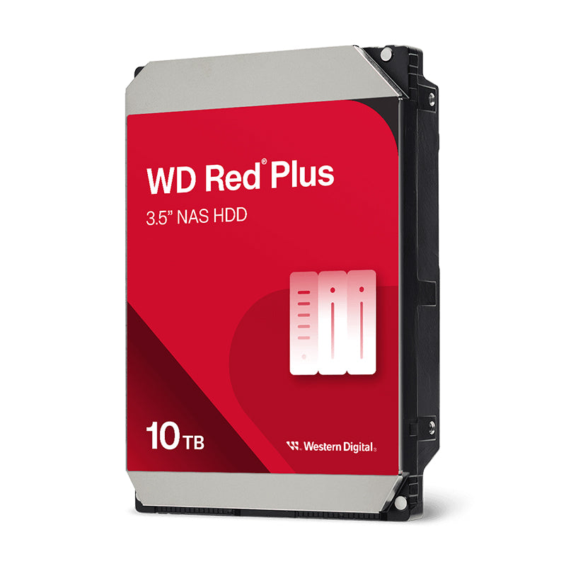 Disco Duro Interno Western Digital WD Red Plus 10TB NAS SATA 3.5" 7200RPM (CMR)