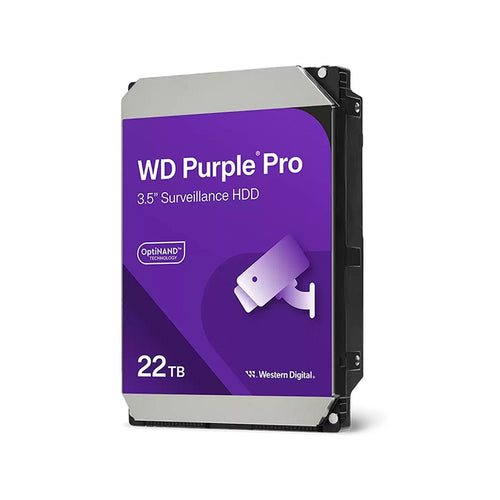 Disco Duro Interno WD Purple Pro 22TB Videovigilancia IA SATA 3.5" 7200RPM (512MB)