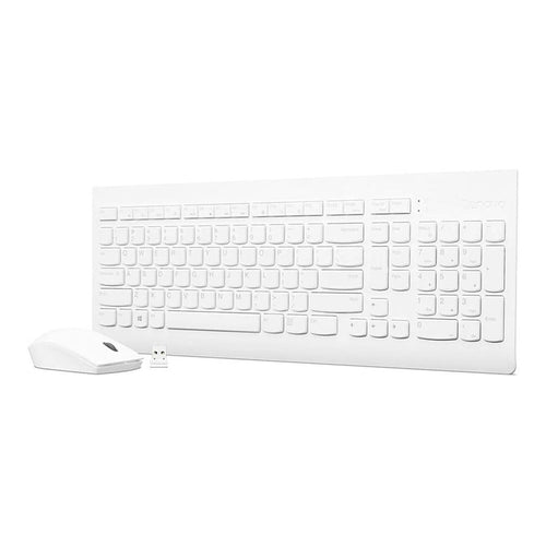 Kit Teclado y Mouse Inalámbricos Lenovo 510 (2.4G, blanco)