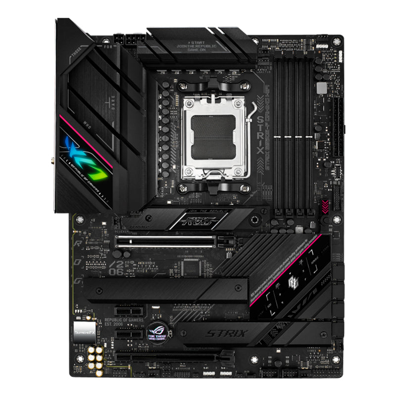 Placa Madre ASUS ROG STRIX B650E-F Gaming WiFi (AMD B650, Socket AM5, DDR5, Wi-Fi 6E, ATX)