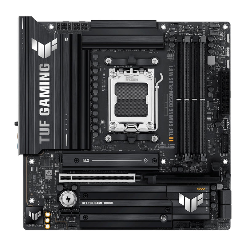 Placa Madre ASUS TUF Gaming B850M-PLUS WiFi (AMD B850, Socket AM5, DDR5, Wi-Fi, mATX)