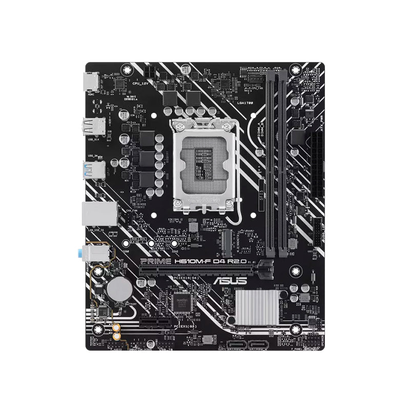 Placa Madre ASUS PRIME H610M-F D4 R2.0 (Intel H610, LGA1700, DDR4, mATX)