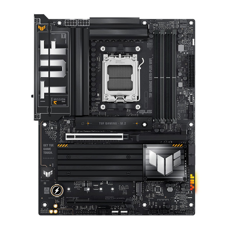 Placa Madre ASUS TUF Gaming X870-PLUS WiFi (AMD X870, Socket AM5, DDR5, Wi-Fi 7, ATX)