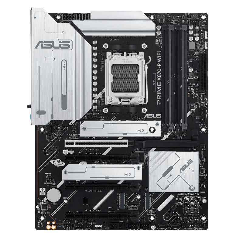 Placa Madre ASUS PRIME X870-P WiFi (AMD X870, Socket AM5, DDR5, Wi-Fi 7, ATX)