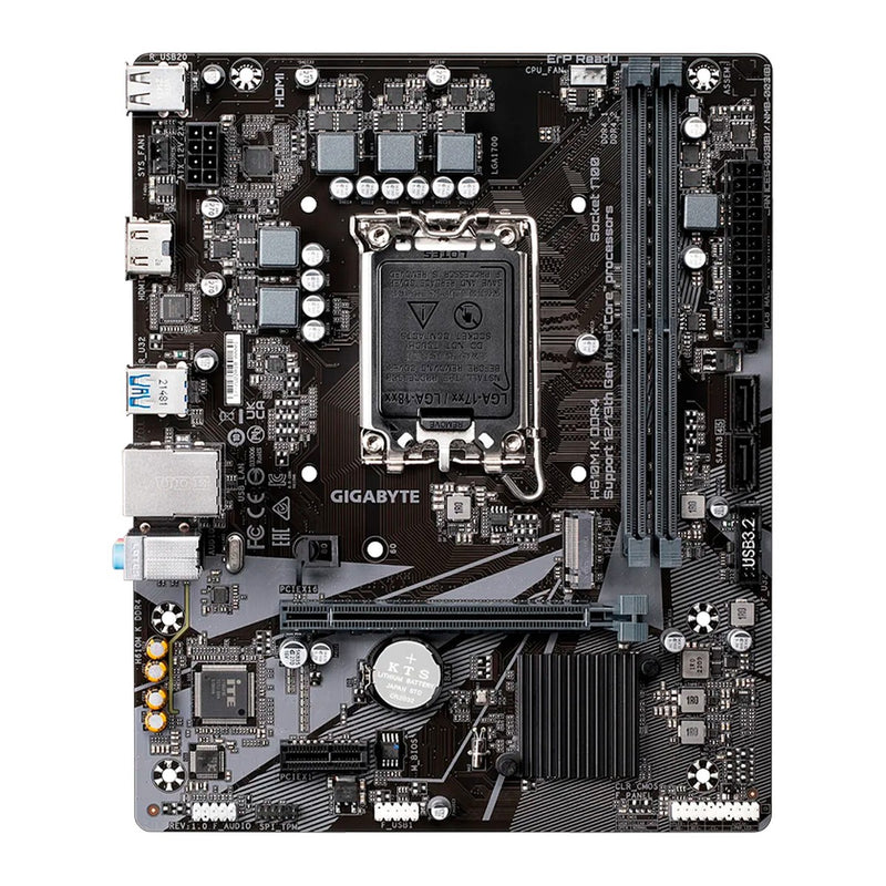 Placa Madre Gigabyte H610M K DDR4 (Intel H610, LGA1700, DDR4, mATX)