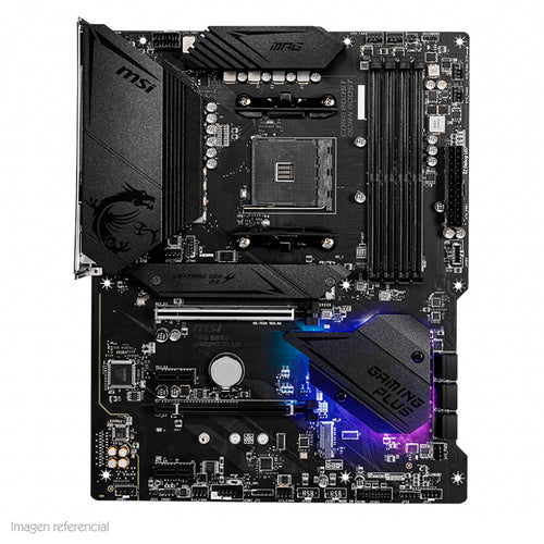 Placa Madre MSI MPG B550 Gaming Plus (AMD B550, Socket AM4, DDR4, ATX)