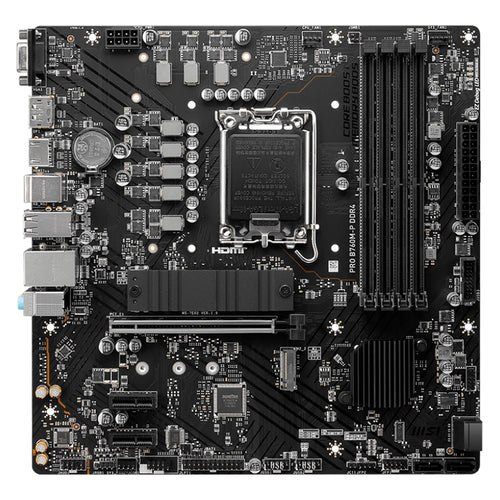Placa Madre MSI PRO B760M-P DDR4 (Intel B760, LGA1700, DDR4, mATX)