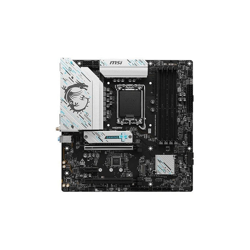 Placa Madre MSI B760M Gaming Plus WIFI DDR4 (Intel B760, LGA1700, Wi-Fi 6E, LAN 2.5G)