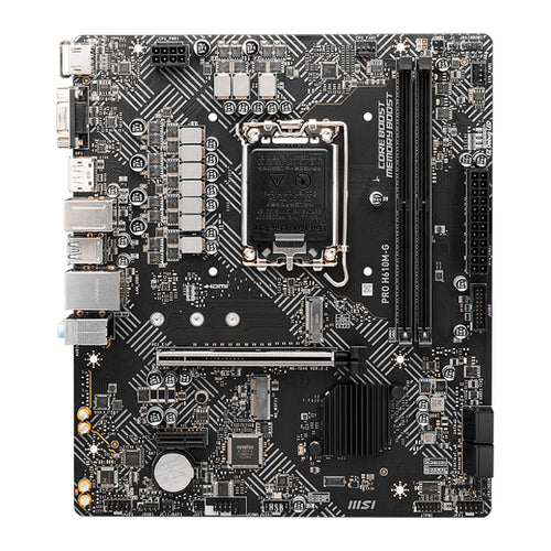 Placa Madre MSI PRO H610M-G (Intel H610, LGA1700, DDR5, mATX)