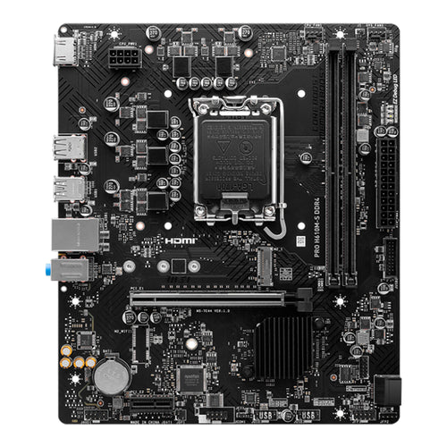 Placa Madre MSI PRO H610M-S DDR4 (Intel H610, LGA1700, DDR4, mATX)