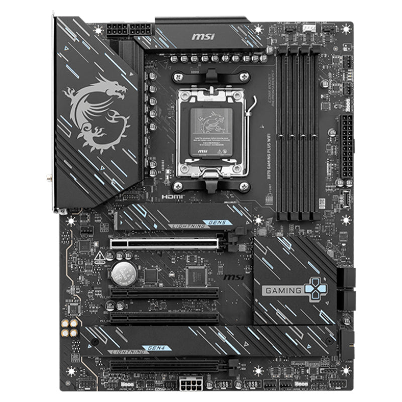 Placa Madre MSI X870 Gaming Plus WiFi (AMD X870, Socket AM5, DDR5, Wi-Fi, ATX)
