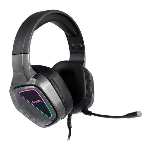 Audífonos Gamer Teros TE-8171N con Micrófono y Luces RGB (Drivers 40mm)
