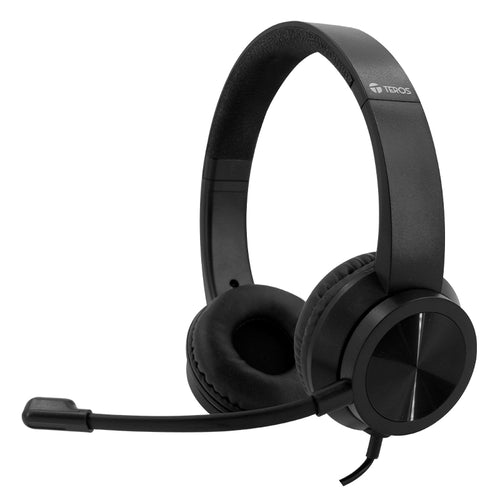 Audífonos Teros TE-8037N con Micrófono USB-A Negro