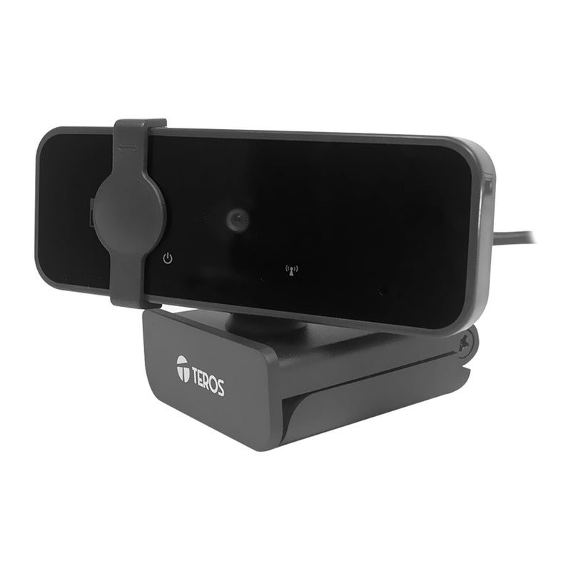 Cámara Web Teros TE-9072 2K con Micrófono y Trípode (USB 2.0)