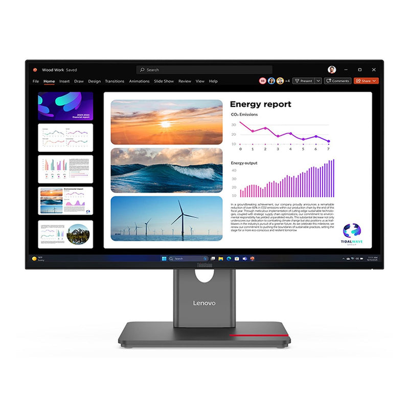 Monitor Profesional Lenovo ThinkVision P24q-40 23.8" QHD IPS 120Hz USB-C (HDMI 2.1/DP)