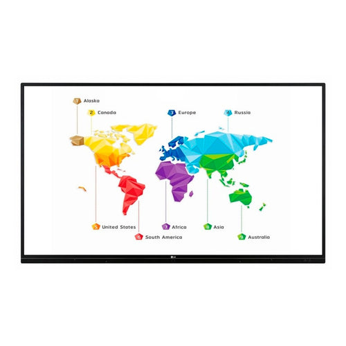 Pantalla Táctil Interactiva LG TR3BF 75" 4K UHD (IPS, Táctil IR 20 Puntos, Educación/Negocios)