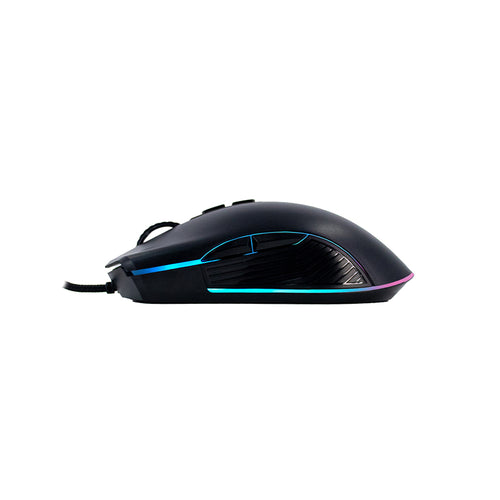 Mouse Gamer Teros TE-1233G RGB 7 Botones (7200 DPI, USB, Negro)