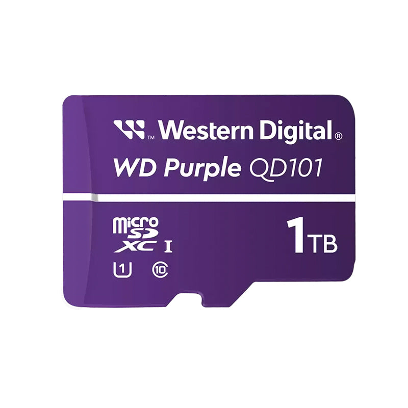MicroSD WD Purple SC QD101 1TB Videovigilancia 24/7 (microSDXC)