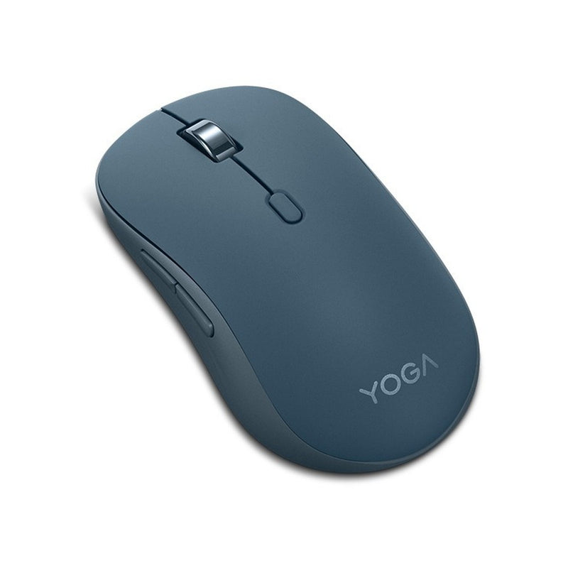 Mouse Bluetooth Lenovo Yoga Silent, color Tidal Teal (4000 DPI, 3 dispositivos, sin pila)