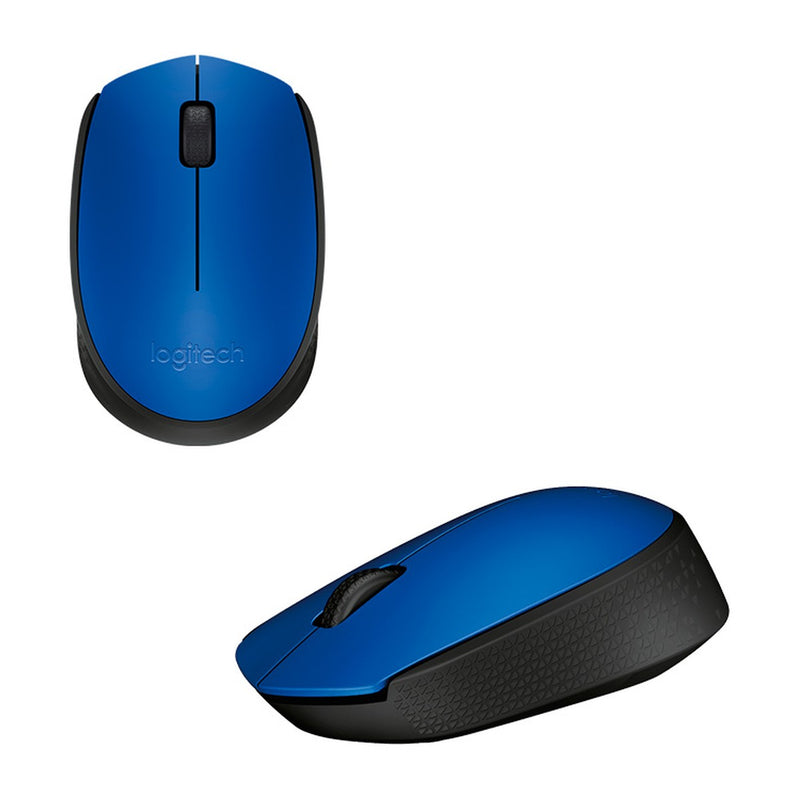 Mouse Inalámbrico Logitech M170 ambidiestro 2.4 GHz, azul