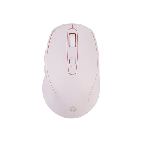 Mouse Inalámbrico Teros TE-1234S 6 Botones (1600 DPI, 2.4GHz, Rosado)