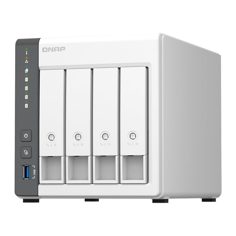 Servidor NAS QNAP TS-433-4G 4 Bahías ARM Quad-Core 4GB (2.5GbE)