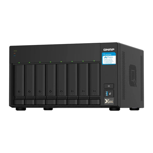 Servidor NAS QNAP TS-832PX-4G 8 Bahías ARM Quad-Core 4GB (10GbE SFP+, 2.5GbE)