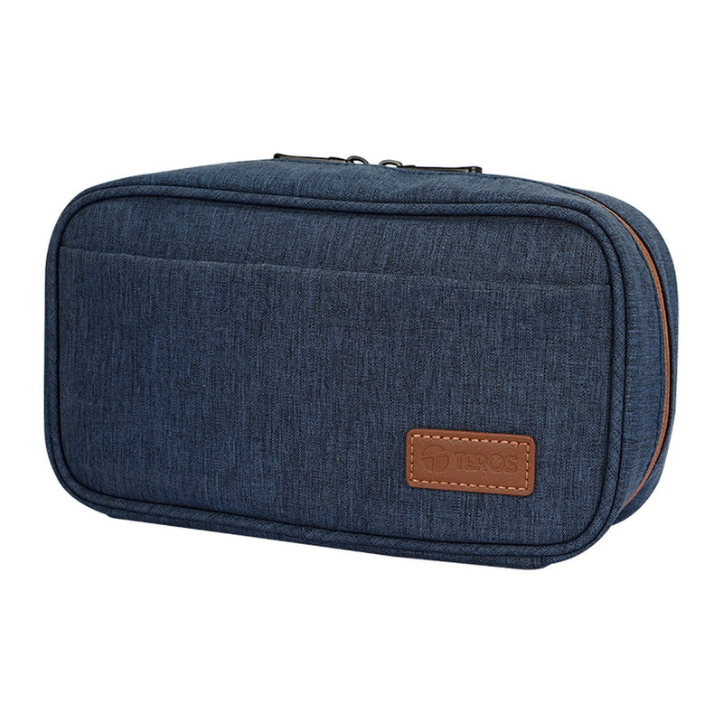 Organizador Portacables Teros TE-ACS9017DB (Estuche Multiuso, Azul Marino)