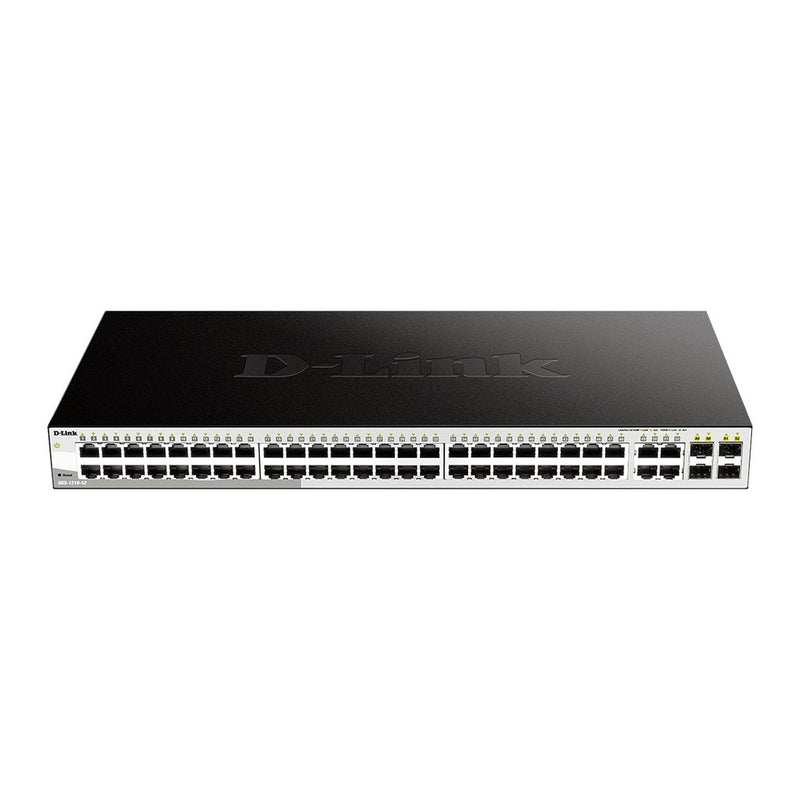 Switch Smart D-Link DGS-1210-52, 48 Puertos Gigabit + 4 SFP