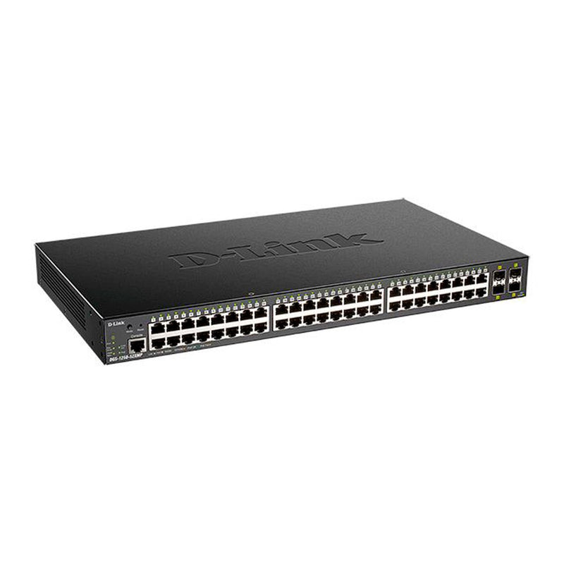 Switch D-Link DGS-1250-52XMP Smart Managed, 52 Puertos 10-Gigabit