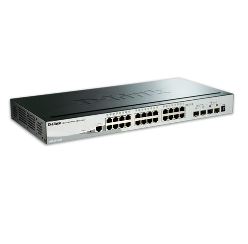Switch Administrable D-Link SmartPro DGS-1510-28P, 24 GbE + 2 SFP + 2 SFP+ 10G